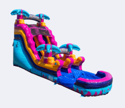 Teal Tiki Bouncer
